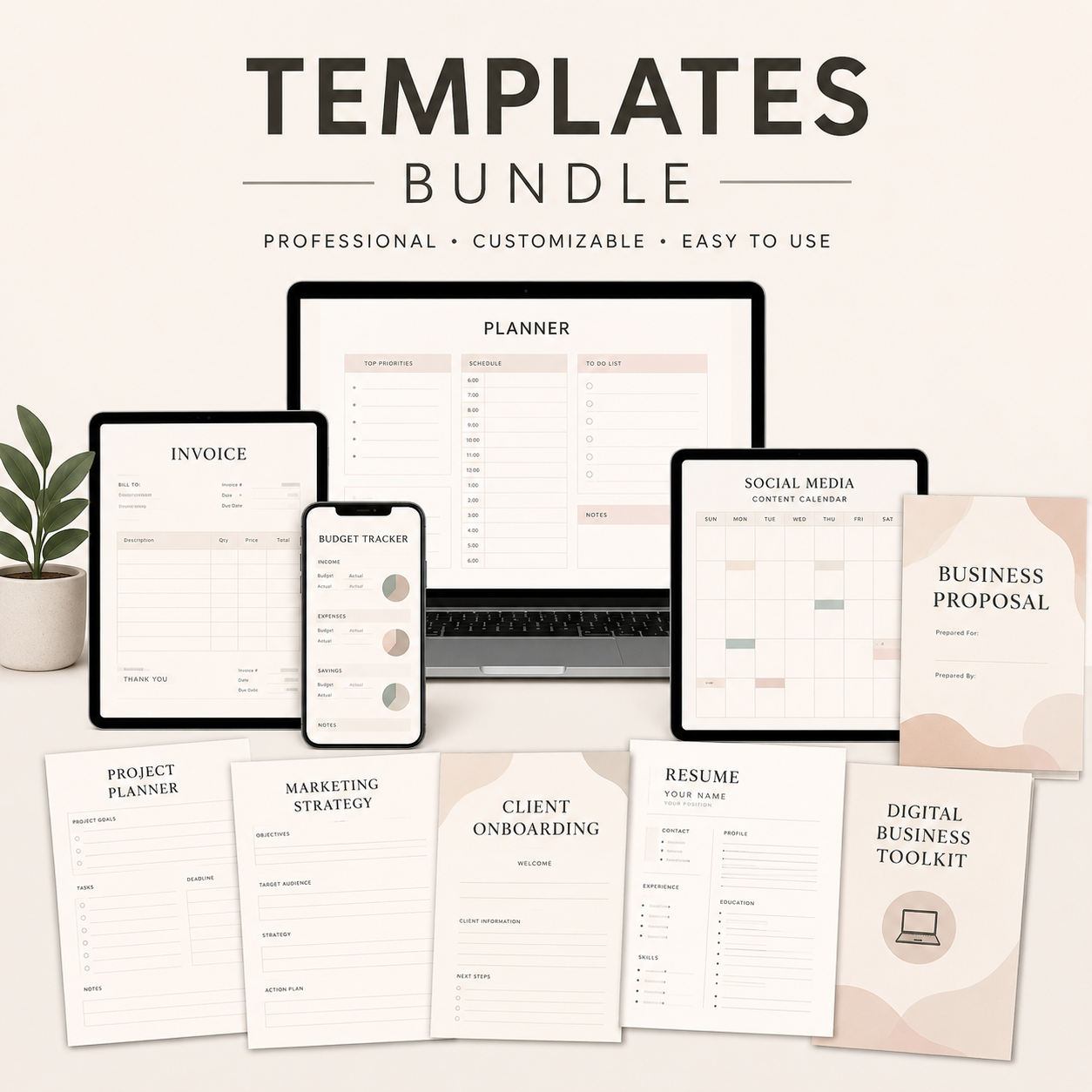 Business Template // 1 Monat
